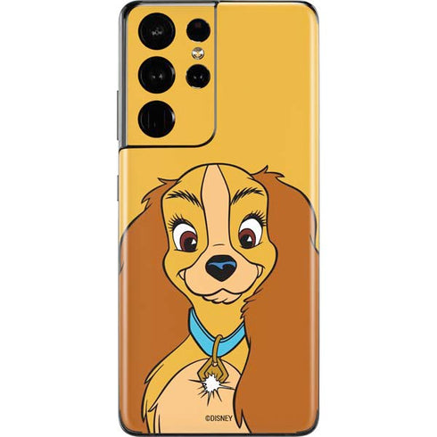 Disney Lady & The Tramp Lady Portrait Galaxy S21 Ultra 5G Skin